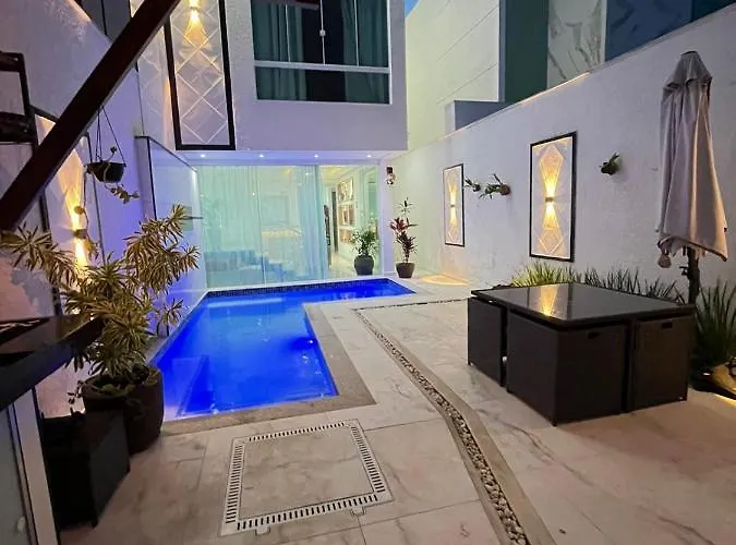 Casa Brilho Da Lua - 3 Suites, Apenas 300M Da Praia